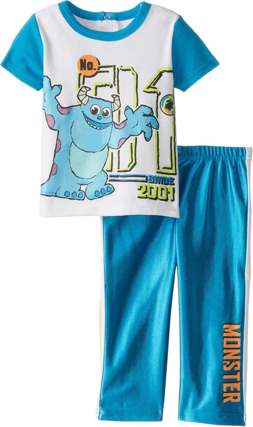 Disney Baby Boys ' Boy Monsters 2 Piece Pant Set