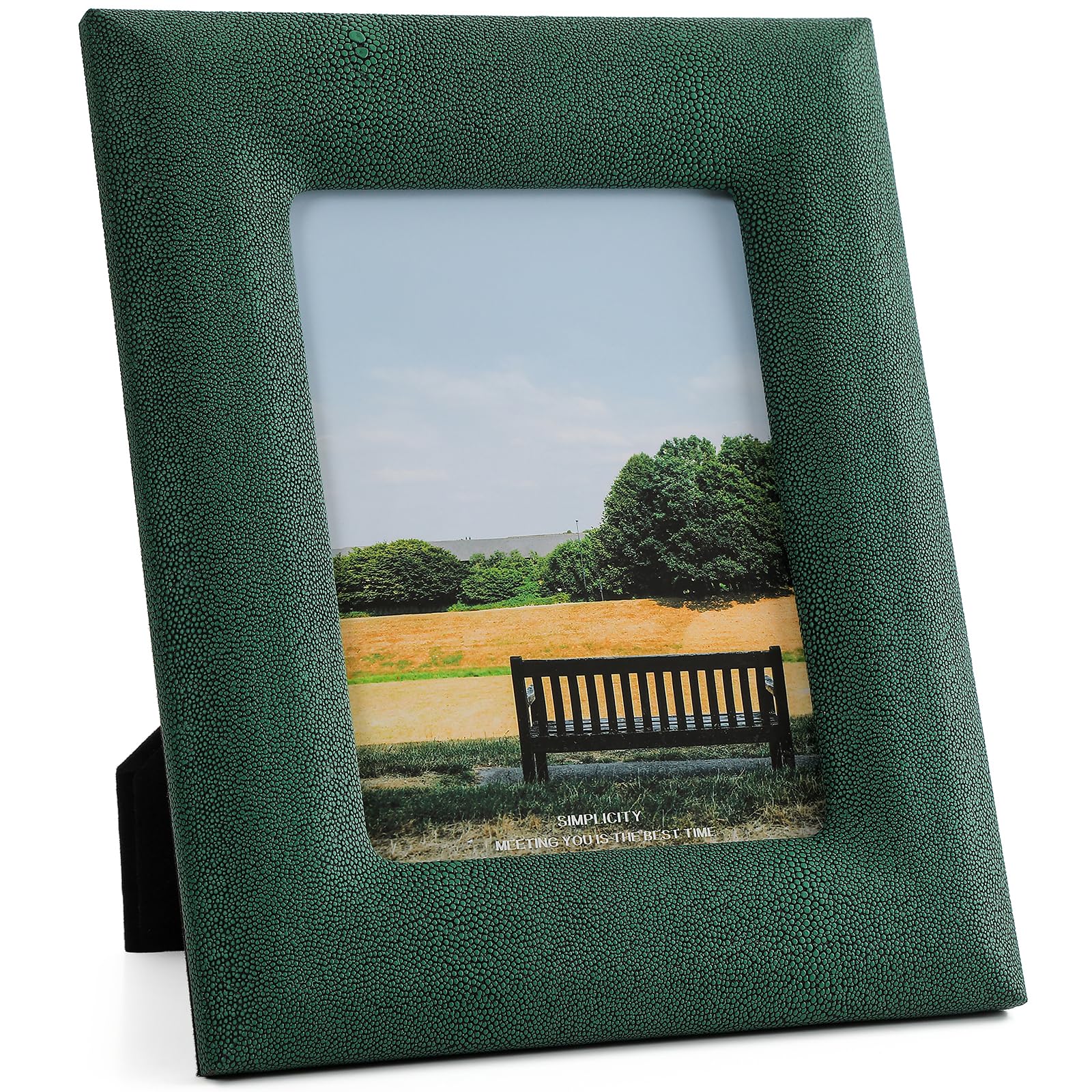 Amazon.com - ELPMD Green Leather Picture Frame 4by6 Bulk