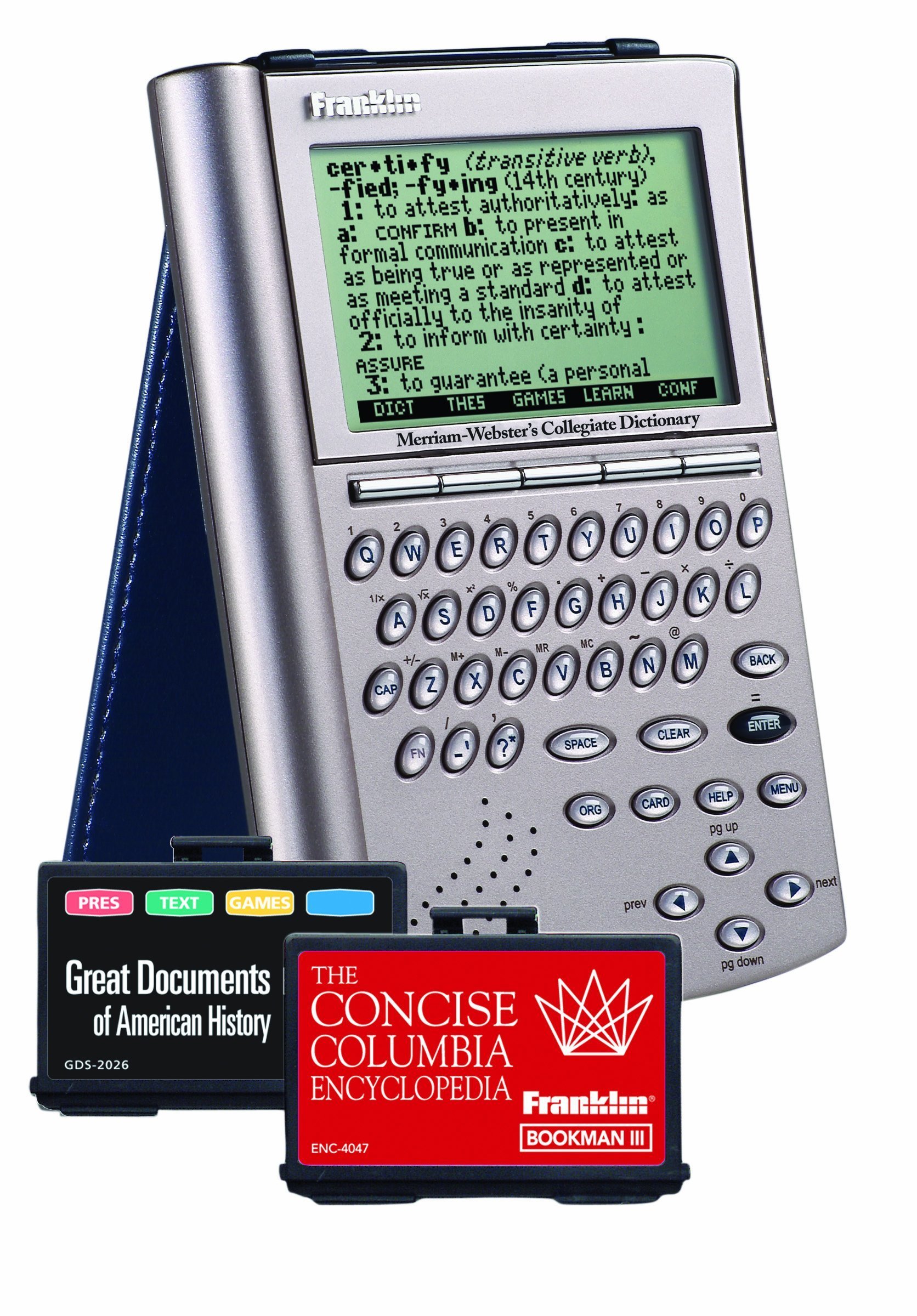 Franklin Electronics SCG-1870 Ultimate Portable Reference Suite Speaking Dictionary (SCD-1870 + Expansion Cards)