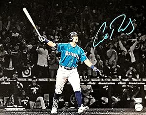 マリナーズ　HR王　カルローリー　直筆サインフォト　Cal Raleigh マリナーズ HR王 カルローリー 直筆サインフォト Cal Raleigh Yahoo