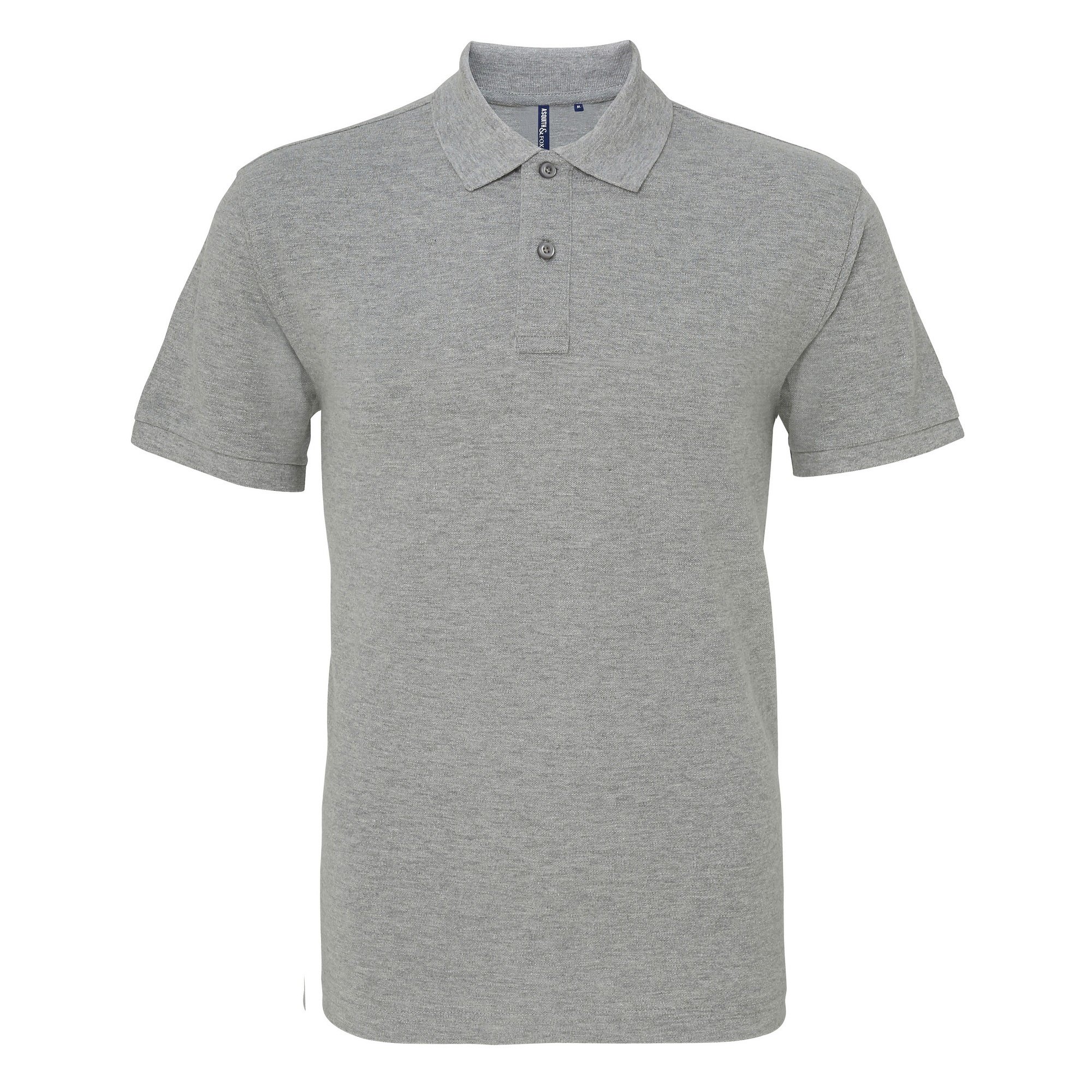 Asquith And Fox Men's Grey (Heather Grey 000) Asquith & Fox Polo Regular Fit Short Sleeve Polo Shirt, Medium (Manufacturer Size:medium)