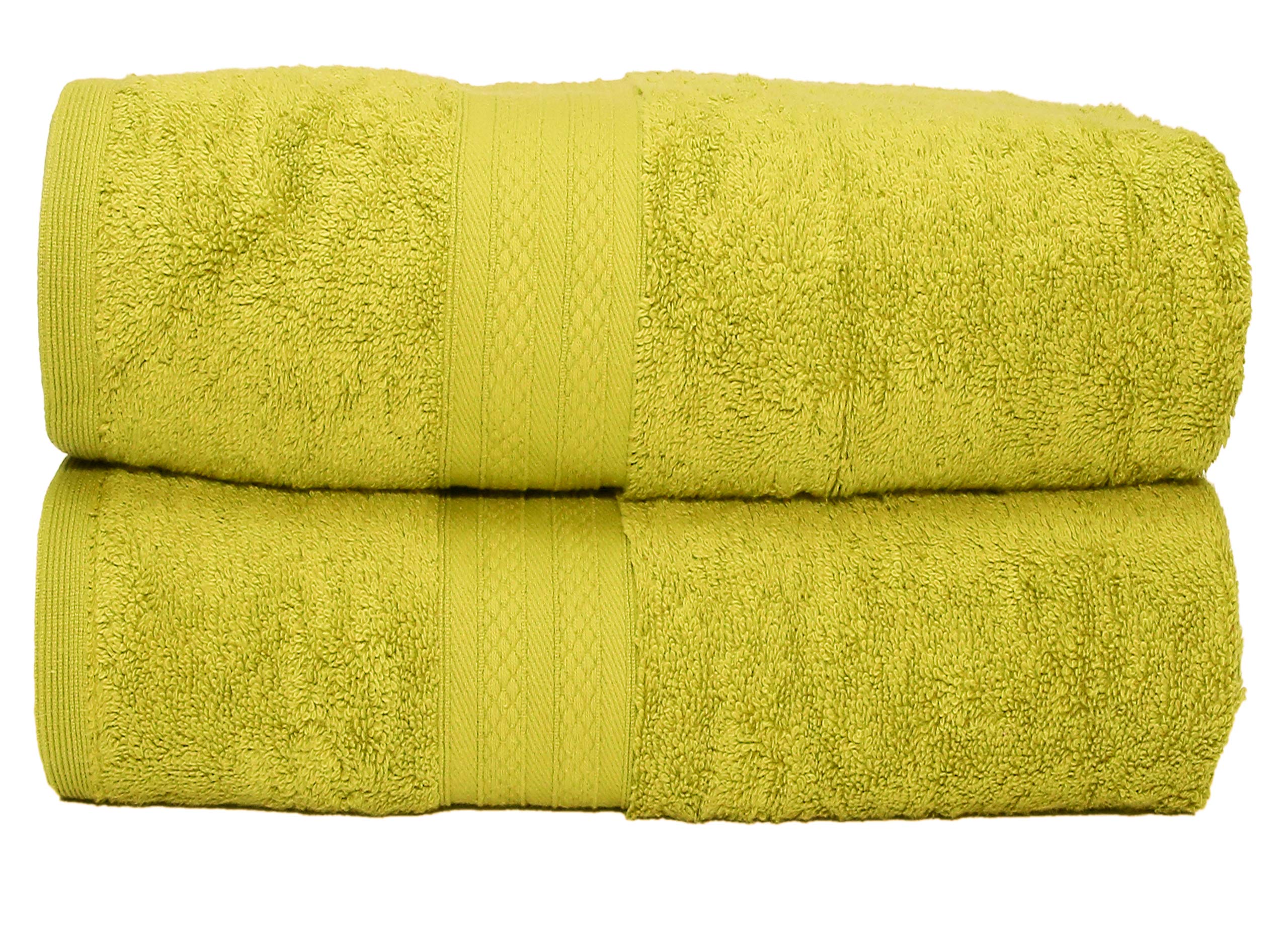 Bliss CasaRC Bath Towel 73 x 147 CM Premium 550 GSM Quality Ring Spun Cotton Luxury Towels Set Highly Absorbent, Quick Dry and Soft Feel Bathroom Towels (Dark Green, 2PC)