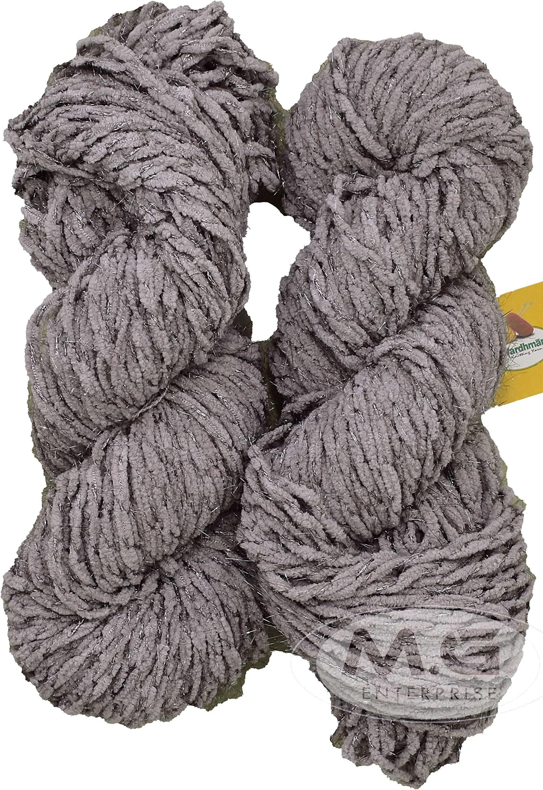 Vardhman Light Mouse Grey 200gm DK Wool Yarn for Knitting & Crochet
