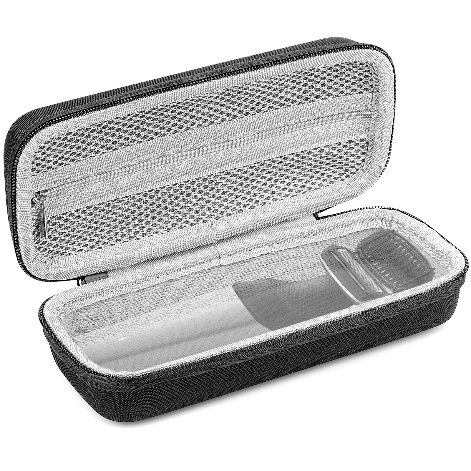 Linkidea Custodia da viaggio multi-groomer compatibile con Panasonic Bodygroom ER-GB42-K, ER-GC63-H, ER-SB40-K, organizer per accessori per regolabarba, borsa portatile (nero)