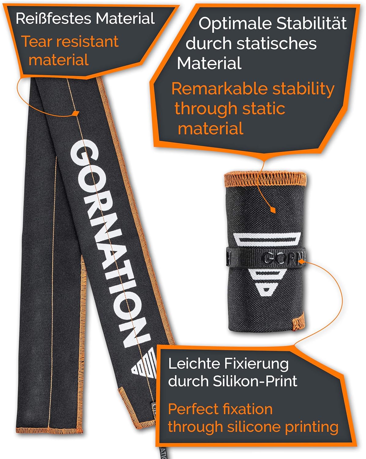 Gornation Performance Wrist Wraps Wrists Straps for Calisthenics