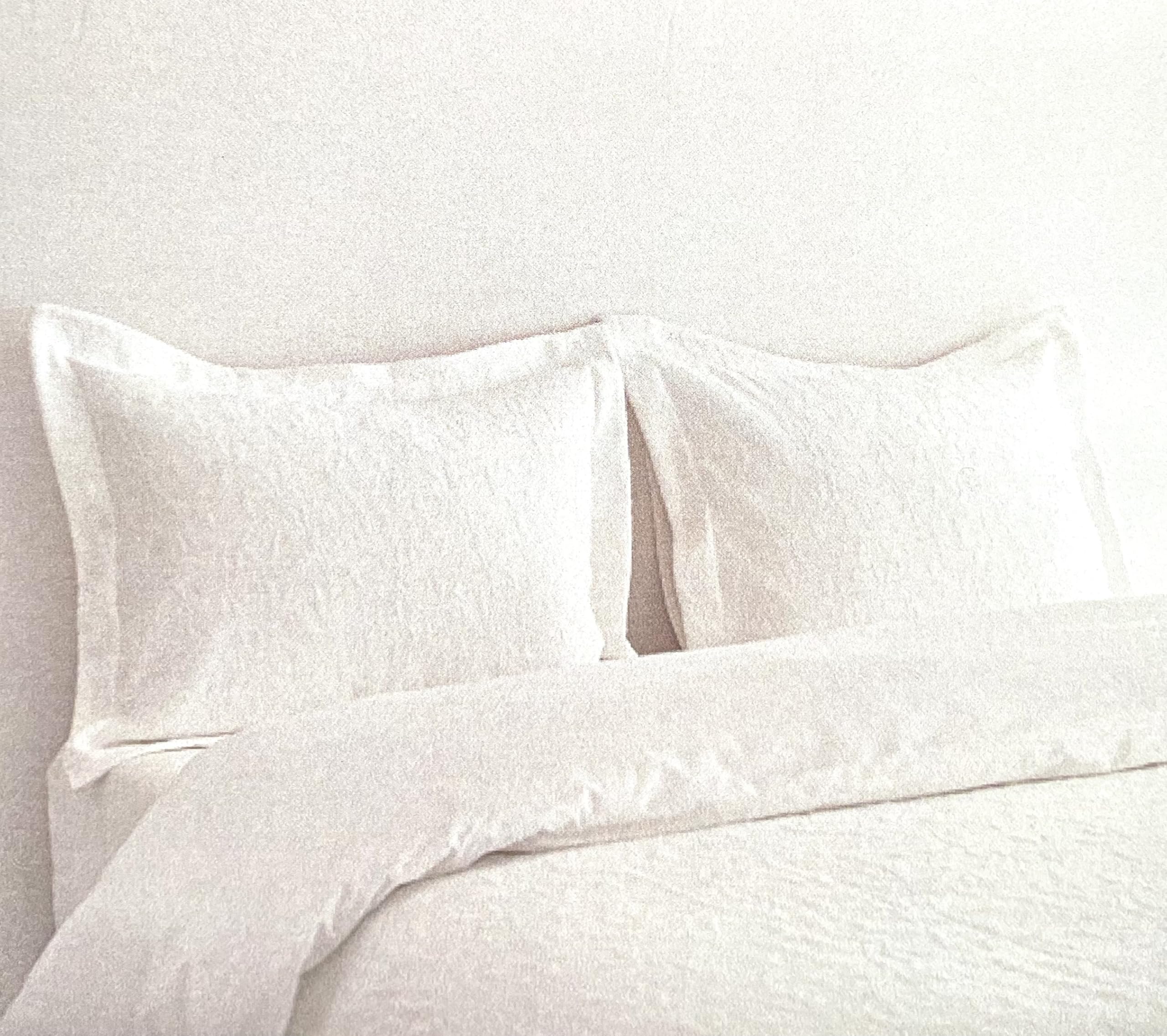 Piubelle Piu Belle Fine Linens 3pc Duvet Cover Set Solid White