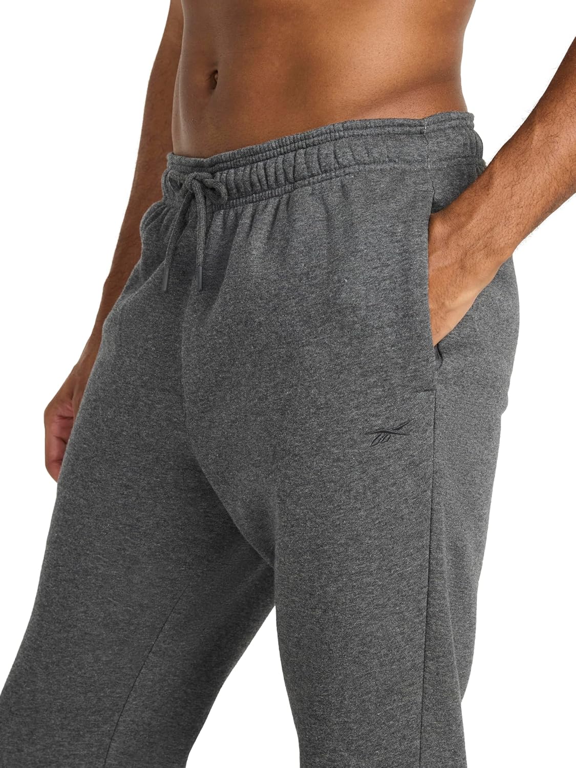 Reebok Mens Fleece Pant, Standard Fit, 30” Inseam, Midweight Cotton-Poly Fabric - Image 5
