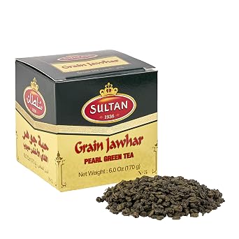 SULTAN TEA Moroccan Jawhar Loose Green Tea, Herbal Green Teas 170g Single Pack - 170g