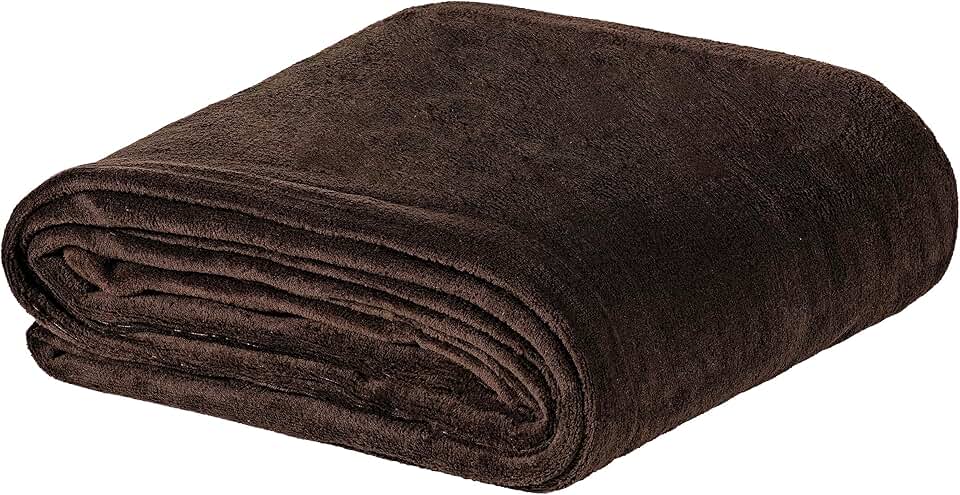 Cobertor casal Queen para Frio intenso Dupla Face macio fofo COR:MARROM