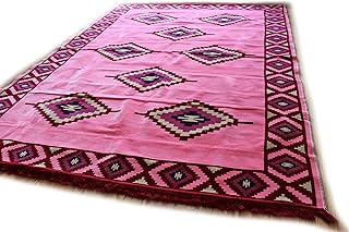 Neu Rosa,Pink,Violet,Beige,Rot,Schwarz, Teppich 200 cm x 300 cm,Kelim Orient,Wand Teppich,Carpet, Rug, S 1-6-73