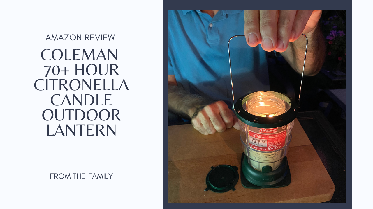 Watch Coleman 70Plus Hour Citronella Outdoor Candle Unboxing on