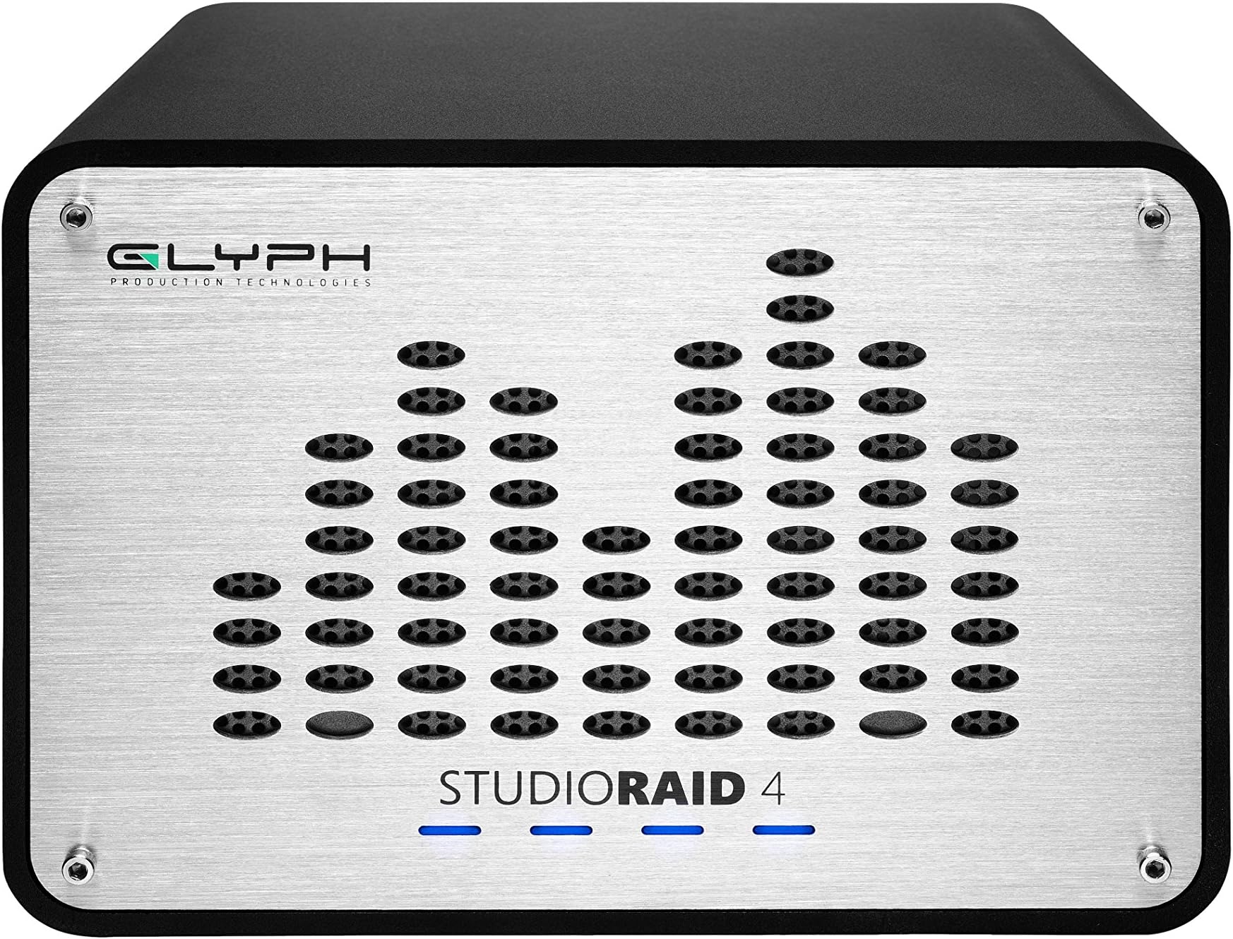 Glyph Technologies StudioRAID 4 32TB 4-Bay External Hard Drive for Windows and Mac, 5900 RPM, FireWire 800/USB 3.0 RAID Array, eSATA, 280MB/s