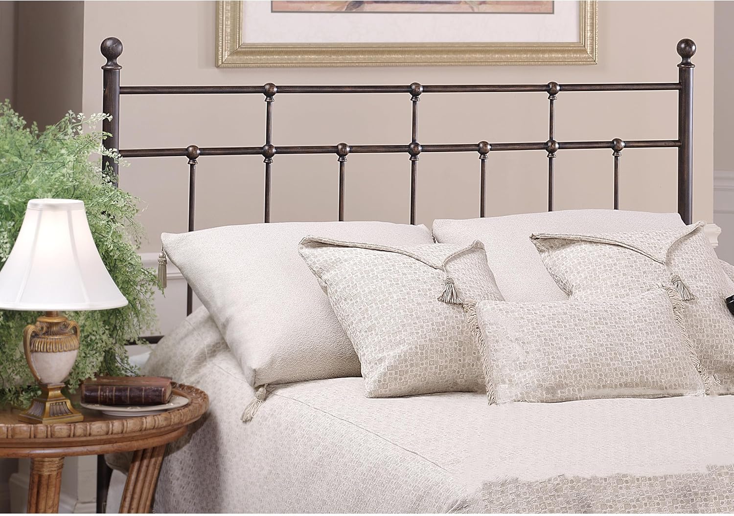 Hillsdale Providence Without Bed Frame Full/Queen Headboard, Dark antiqued bronze