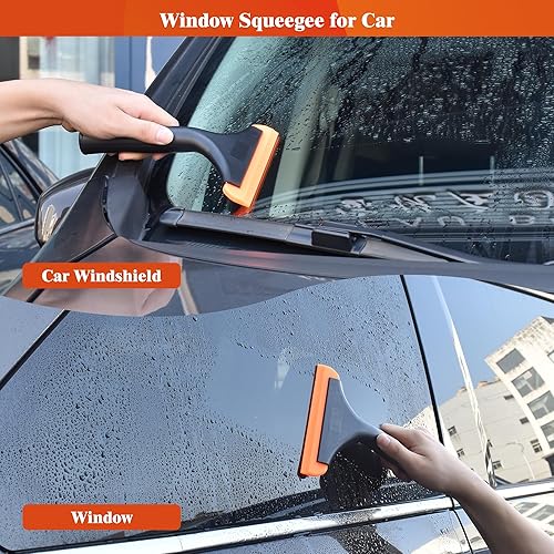 Miniatura 4 de Wigoo Escobilla de silicona flexible para puerta de vidrio de ducha hoja de agua automática escobilla de ducha para limpiaparabrisas de agua