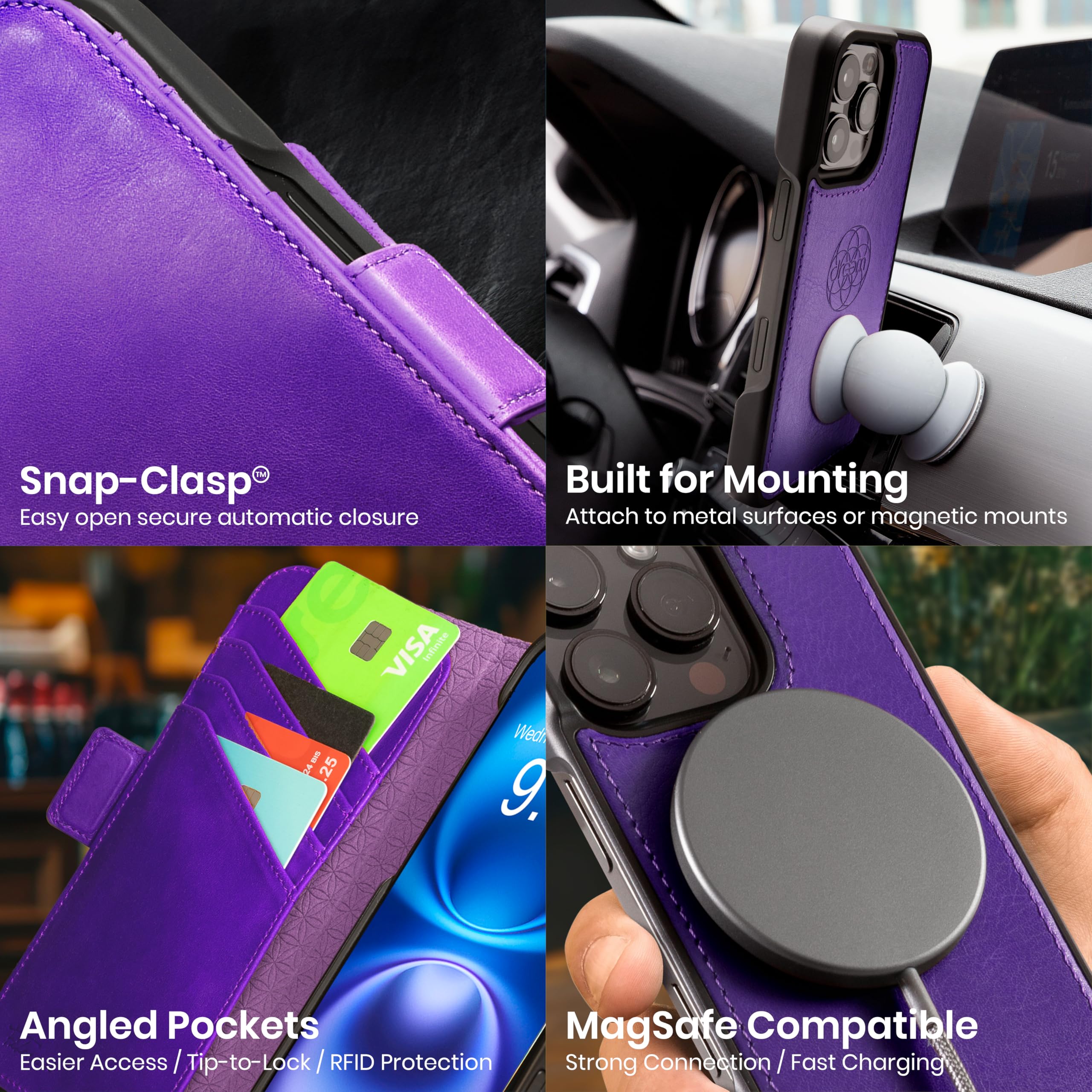 Amazon.co.jp: Dreem iPhone 16 Pro Max Case Wallet, Revolutionary