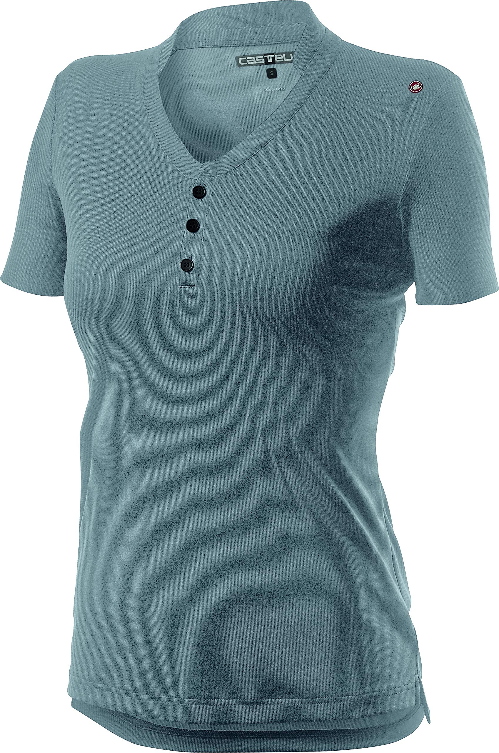 CASTELLI 4520112-870 Tech W Polo Shirt Women Silver Gray XS