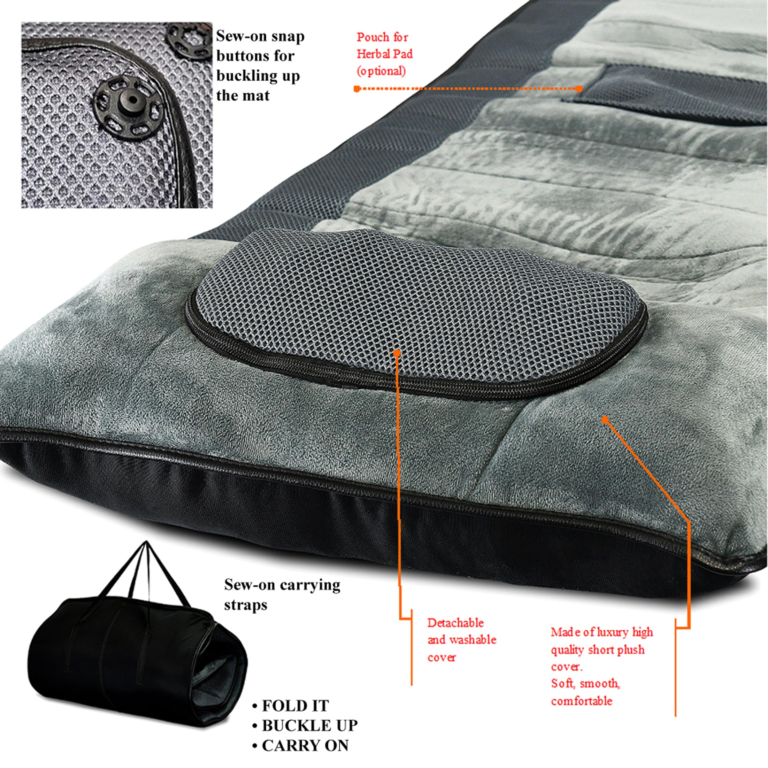 Amazon.com: Carepeutic Luxury Comfort Full Body Massage Mat with