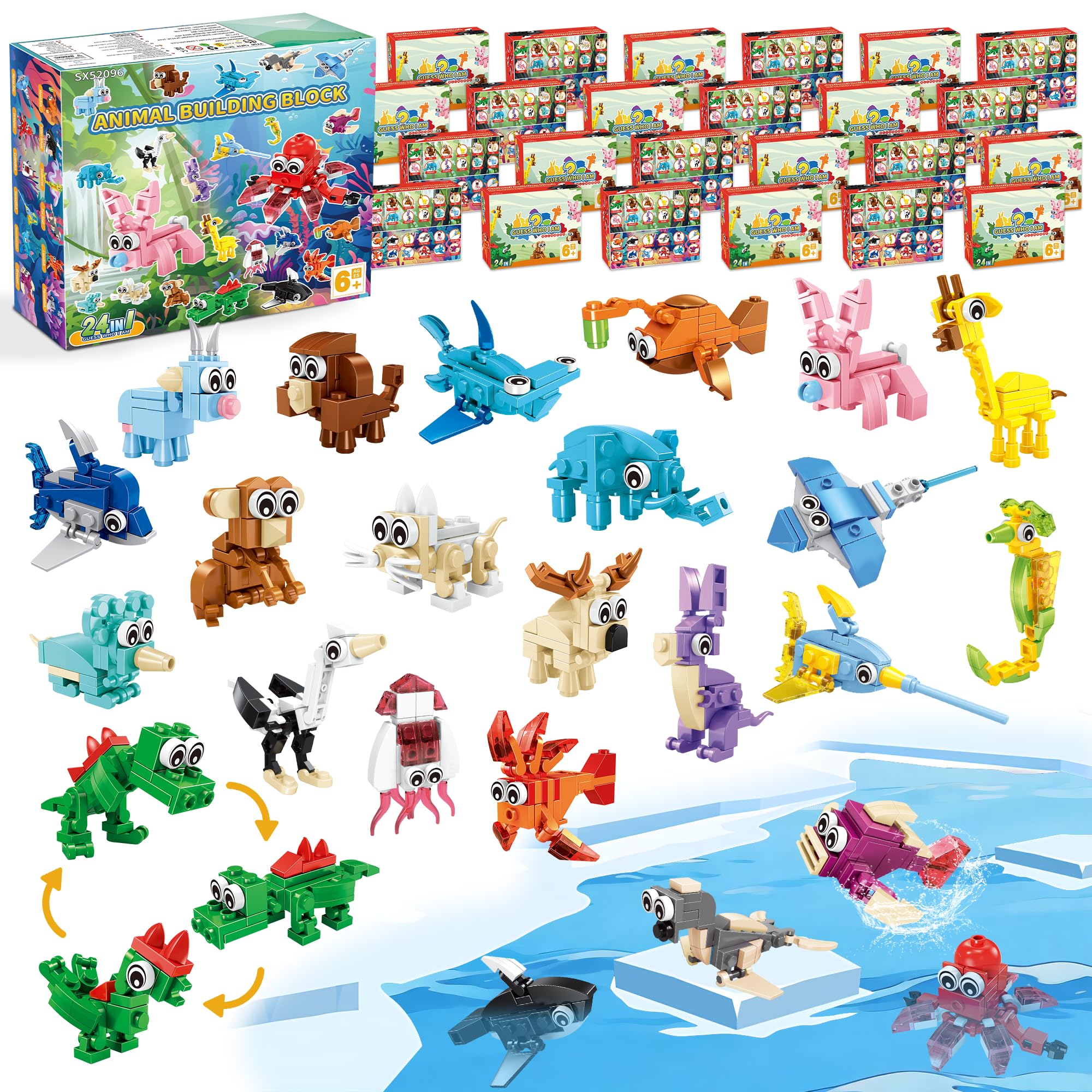 Amazon.com: Party Favors for Kids - 24 Pack 72 Kinds of Animals