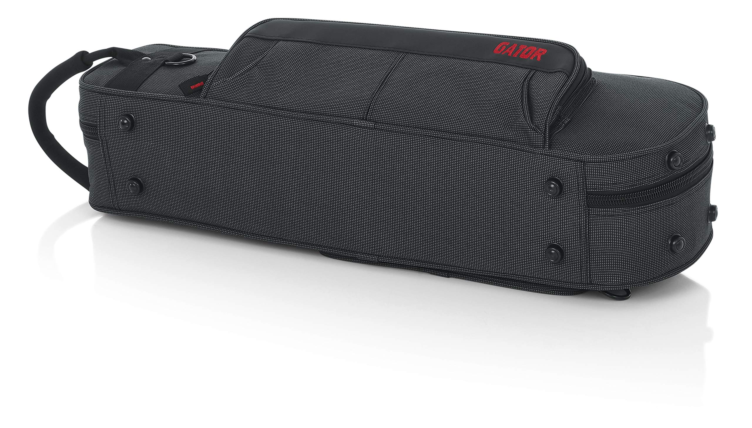 Gator GL-ALTOSAX-MPC Leichtgewicht Koffer für Alt-Saxophon – Stoßfeste EPS-Schaum-Polsterung, Nylon-Außenhülle, ideal für Schule, Bühne & Reise