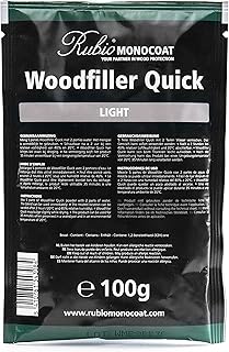 Woodfiller Quick (Light), 100 g Bag | Quick-Curing Wood Filler Putty for Interior Joinery & Patching Chipped Wood