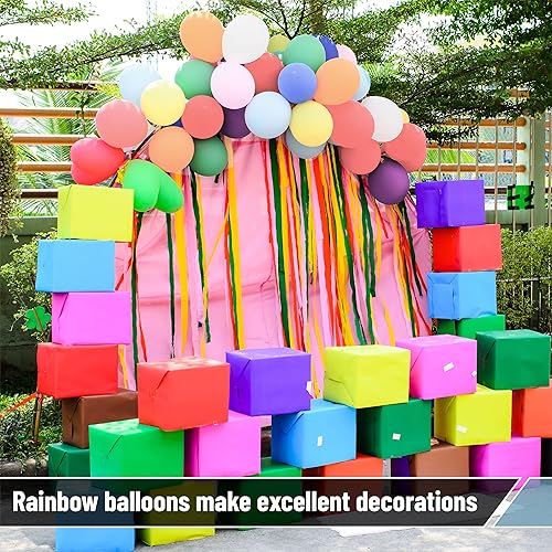 Miniatura 5 de Mr. Pen - Globos, 12 pulgadas, paquete de 54, colores pastel, globos de fiesta, globos de arcoíris, globos de látex, globos para fiesta de
