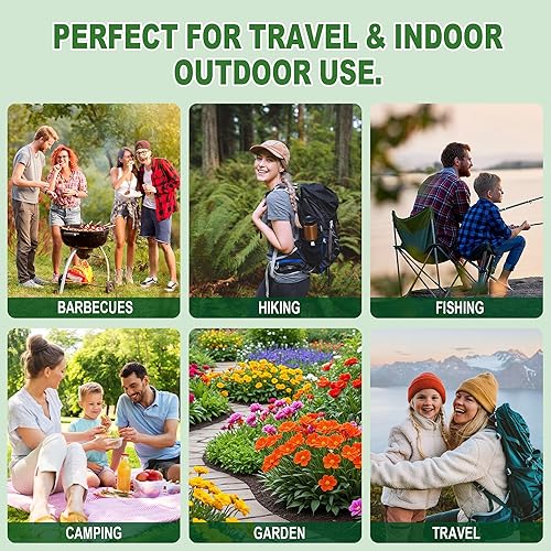 Miniatura 6 de 36 toallitas repelentes de mosquitos, aceite de menta, toallitas repelentes de insectos envueltas individualmente, protección segura y eficaz contra