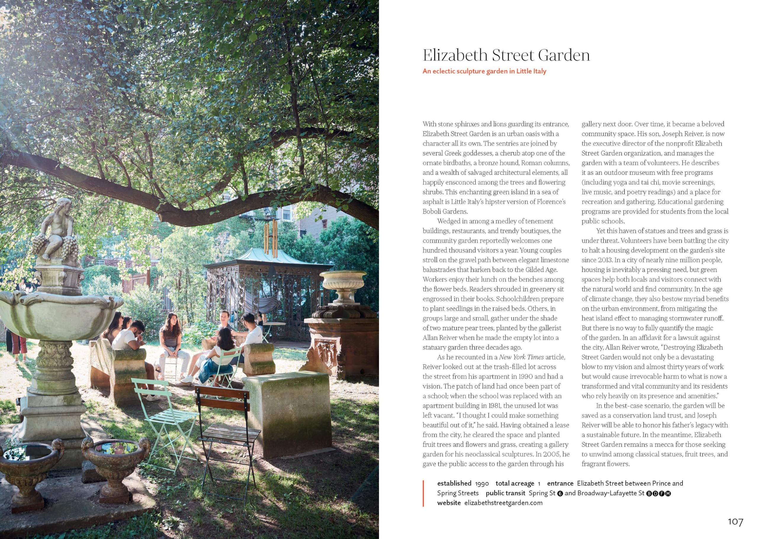 New York green: discovering the city's most treasured parks and gardens