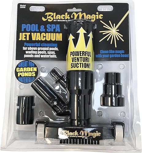 Poolmaster 28008 Black Magic Jet - Aspiradora de spa y piscina, Premier