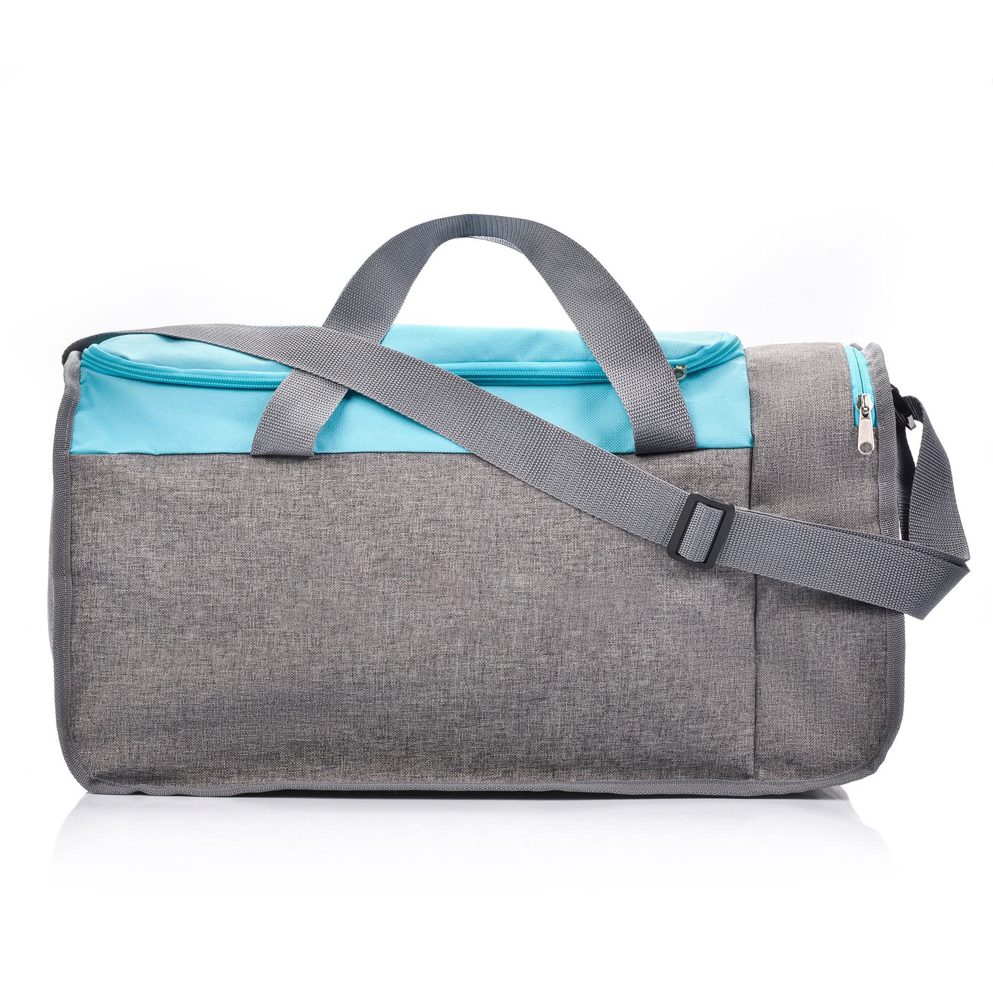 Sac de Sport 20 L 40 L Grande capacité Gym Fitness Piscine Voyage Poche latérale Double Zip bandoulière Torbes Meteor Cabine Ryanair EasyJet