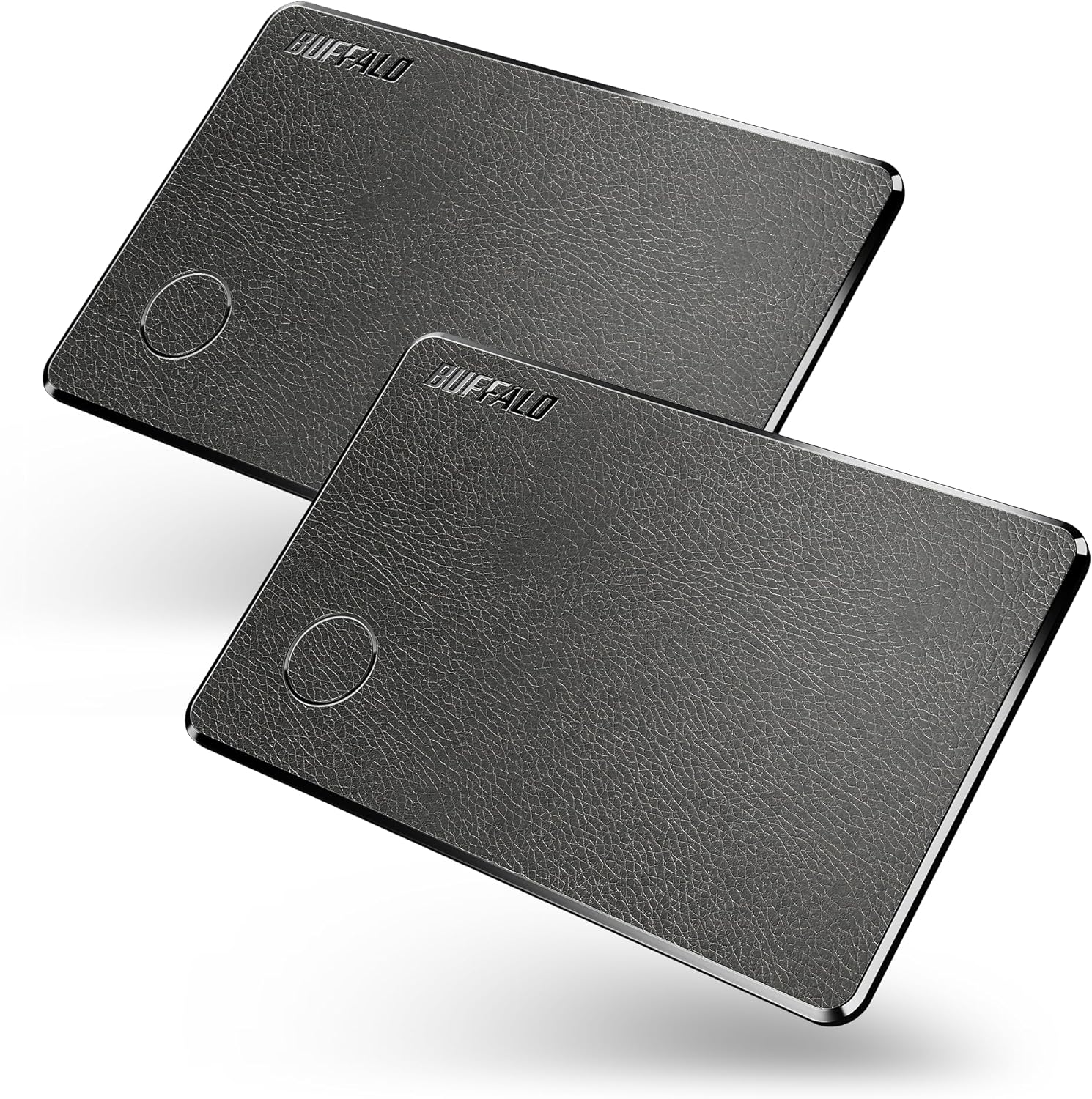 バッファロー スマートトラッカー 2枚入り 紛失防止 探し物 置き忘れ防止 薄型 カードタイプ 紛失防止タグ スマートタグ 防水 財布に入る 探す 日本メーカー iPhone iPadの「探す」アプリに対応 財布を見つける 60秒カンタン初期設定動画あり BSST01BK/N2