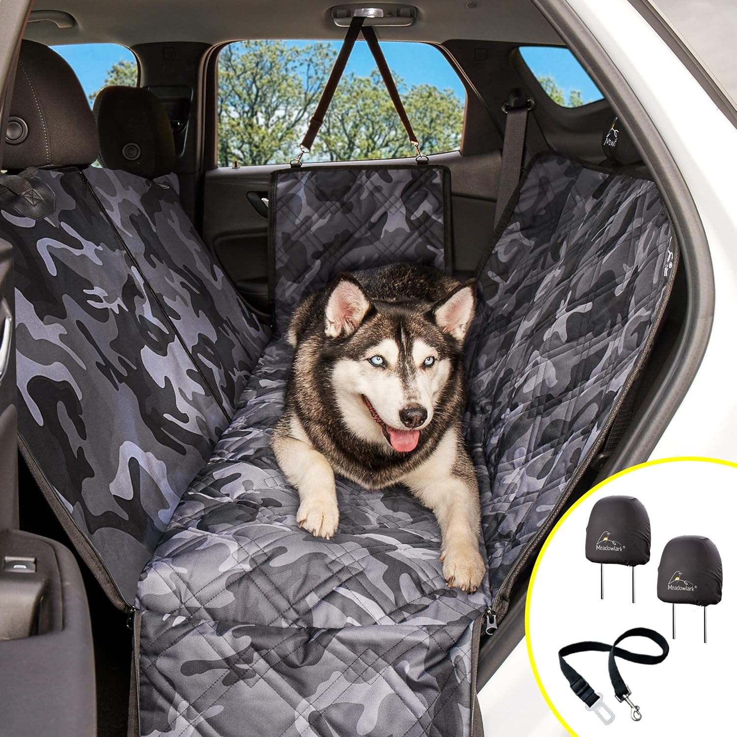 Meadowlark 5in1 Dog & Child Car Seat Cover Back Seat