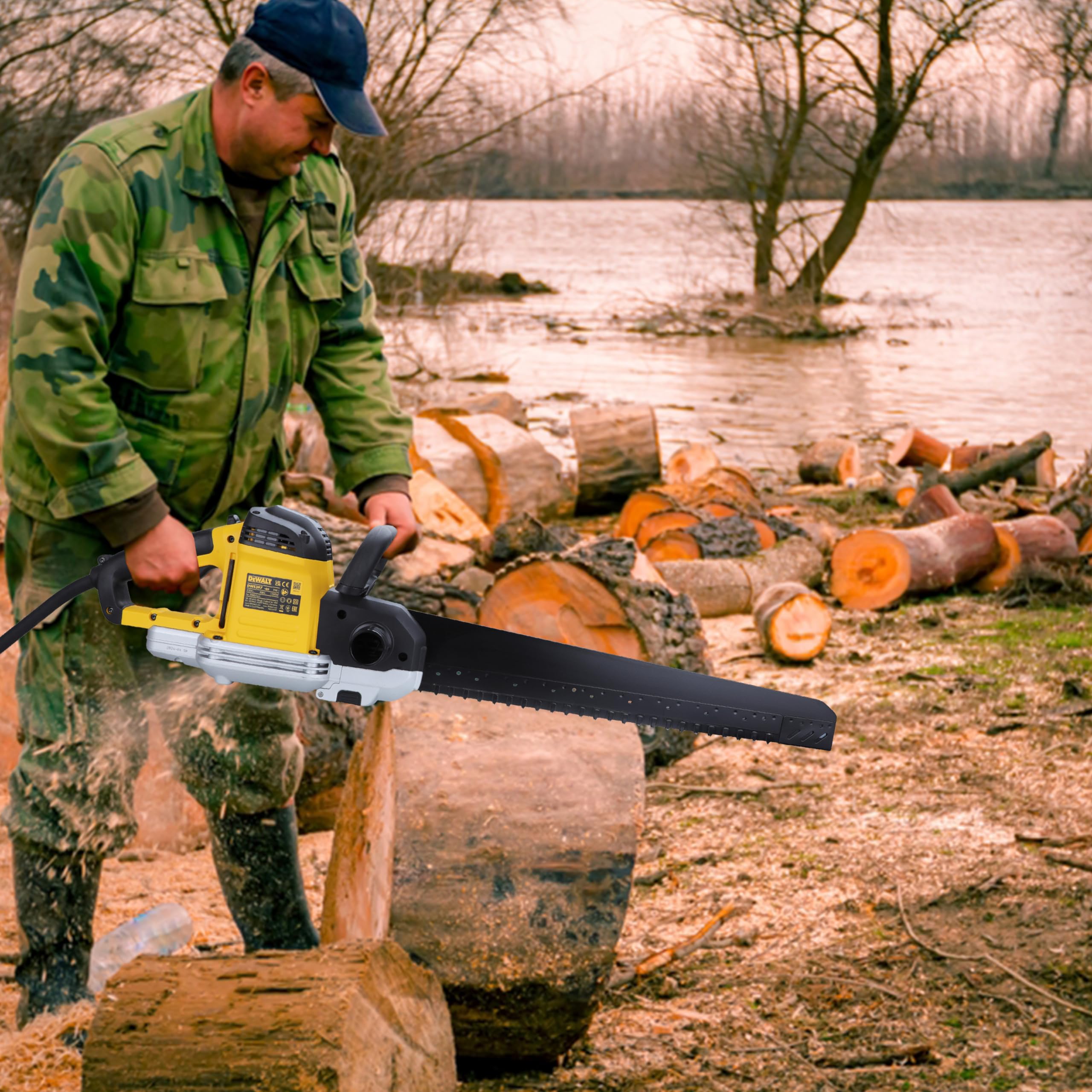 Image secondaire de Scie alternative DeWalt DWE397-QS pour coupes précises en briques