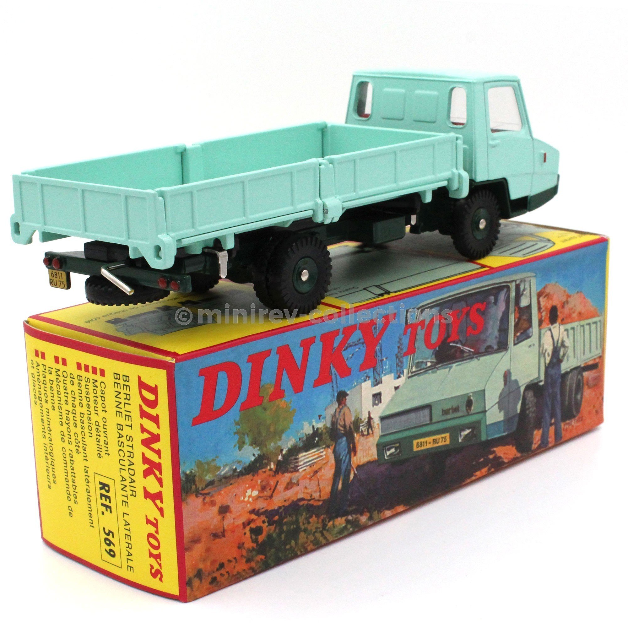 Camion Berliet Stradair Benne Basculante Dinky Toys Atlas 1/43 - Réf 569 - Boîte