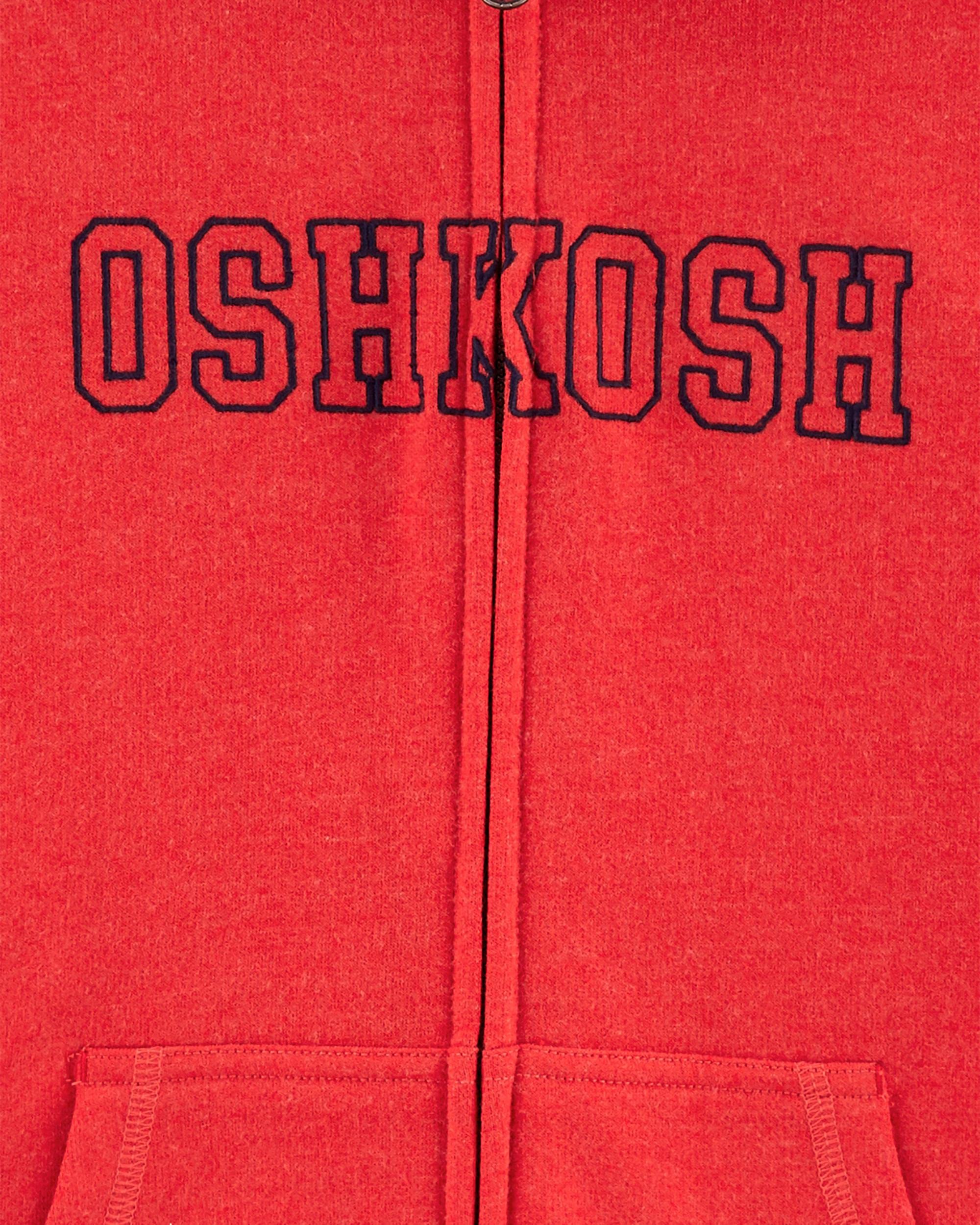 OshKosh B'Gosh Full Zip Logo Hoodie Sudadera con Capucha para Niños