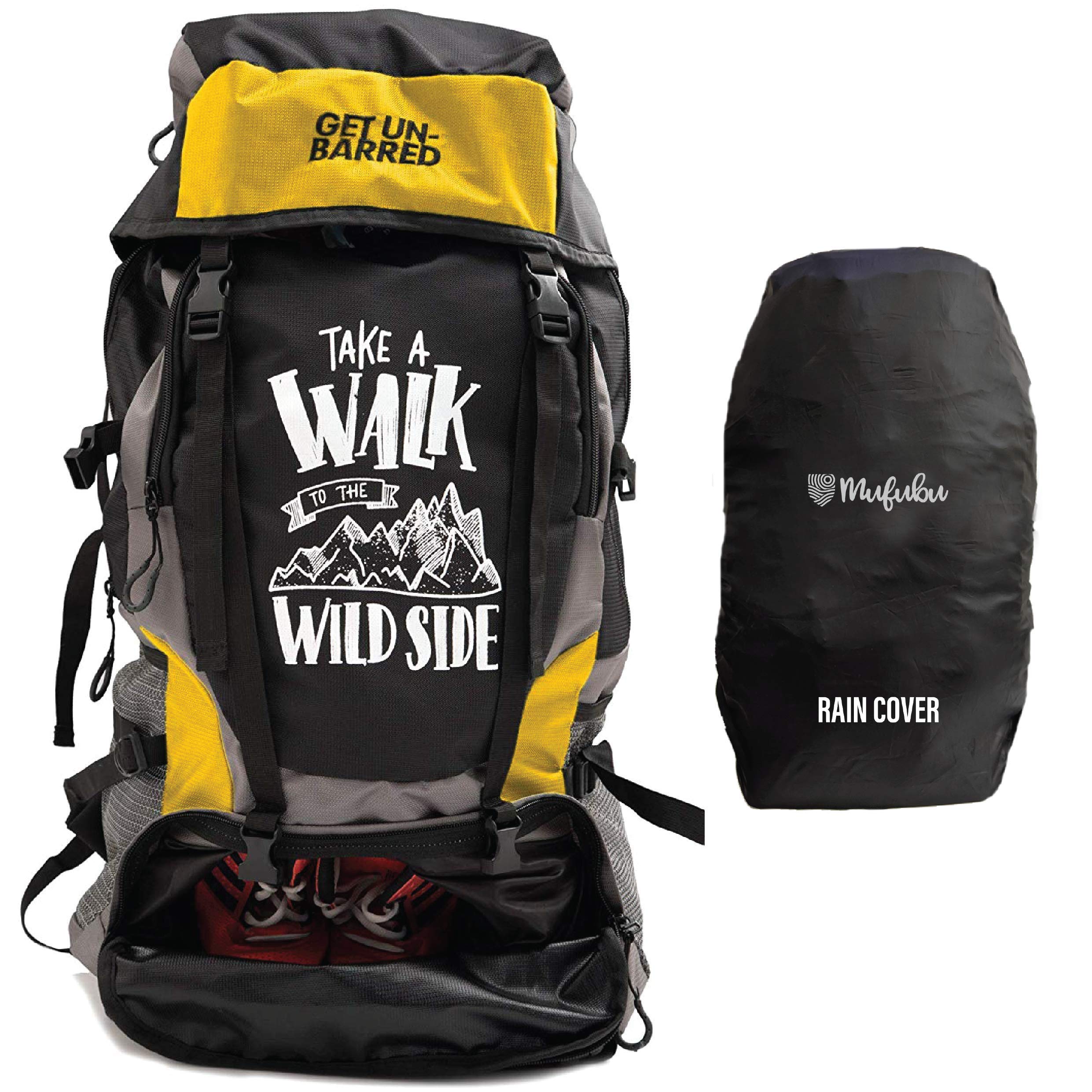 rucksack with shoe compartment