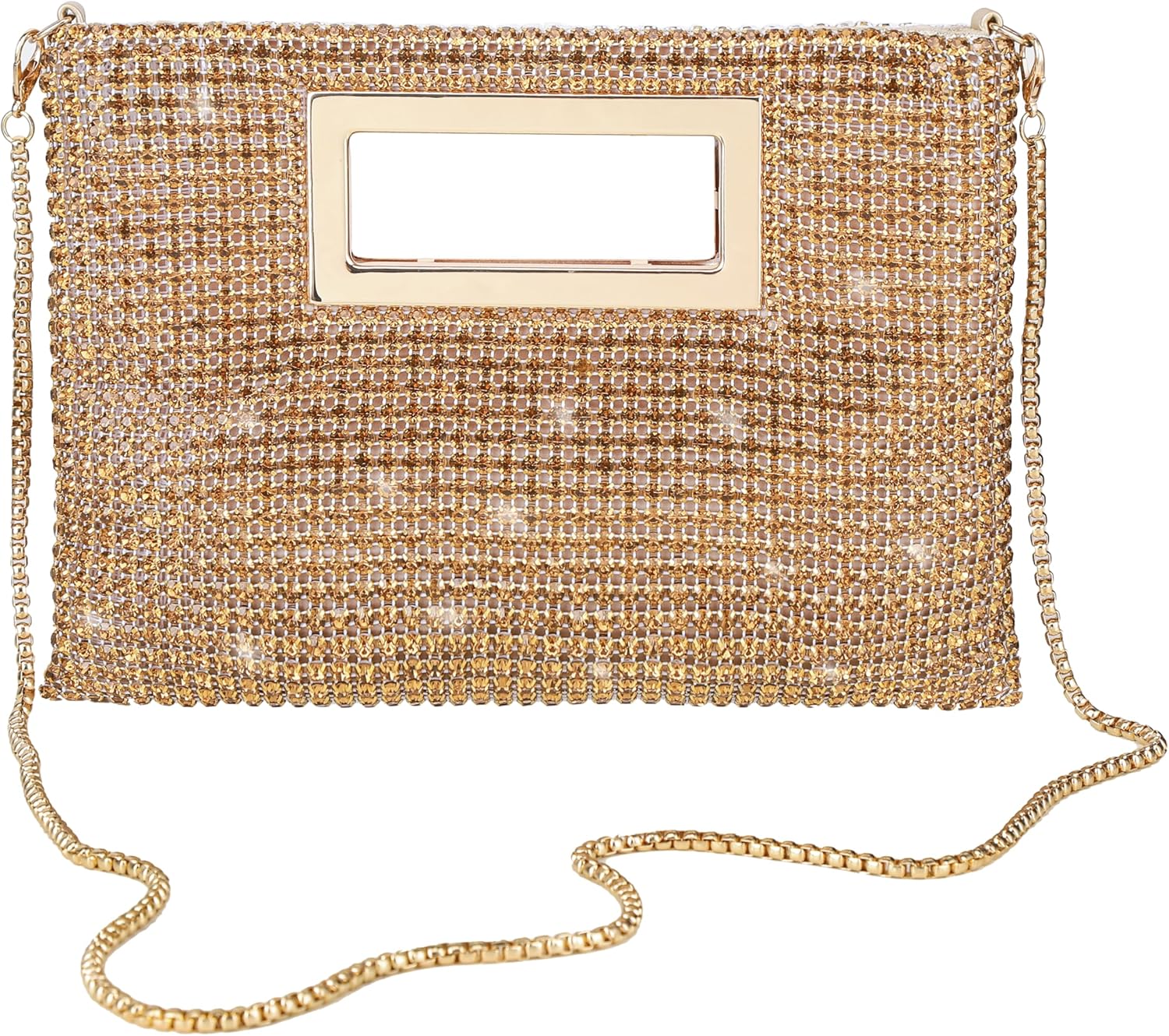 Diamond Crystal Beaded Bride Clutch Purse Sparkly Glitter Bling Bling Evening Bags Party bags Wedding Day Purse for Women