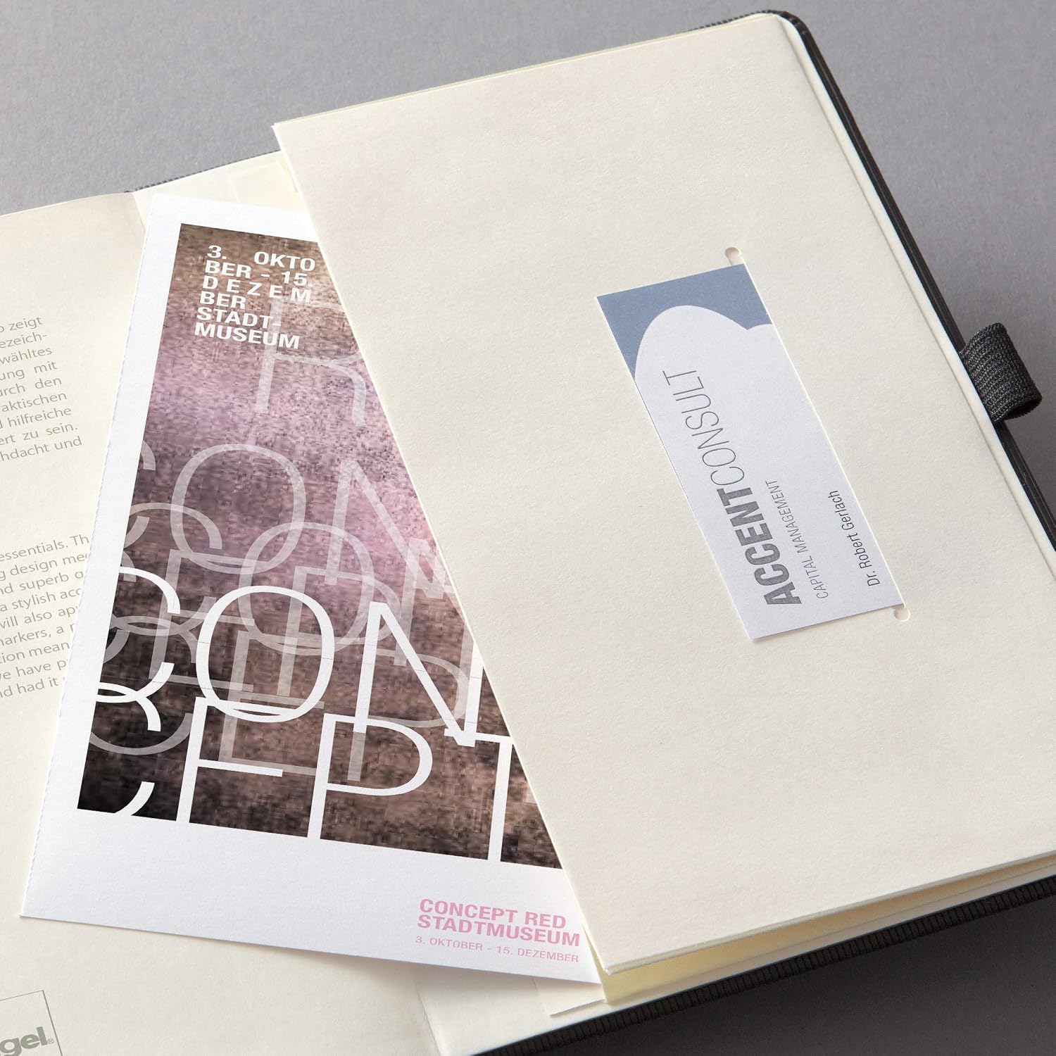 Sigel CO640 Conceptum Notebook - Squared - 21,3 x 29,5 cm - hardcover - 194 Pages - Beige, approx. A4 - Image 5