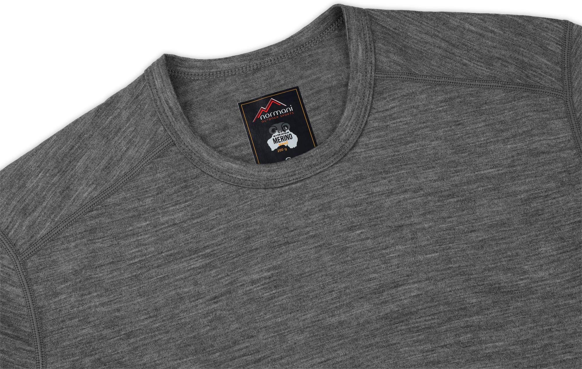 Herren Merino T-Shirt Short Sleeve Kurzarm Oberteil Funktionsoberteil 100% Merinowolle Thermounterwäsche Baselayer
