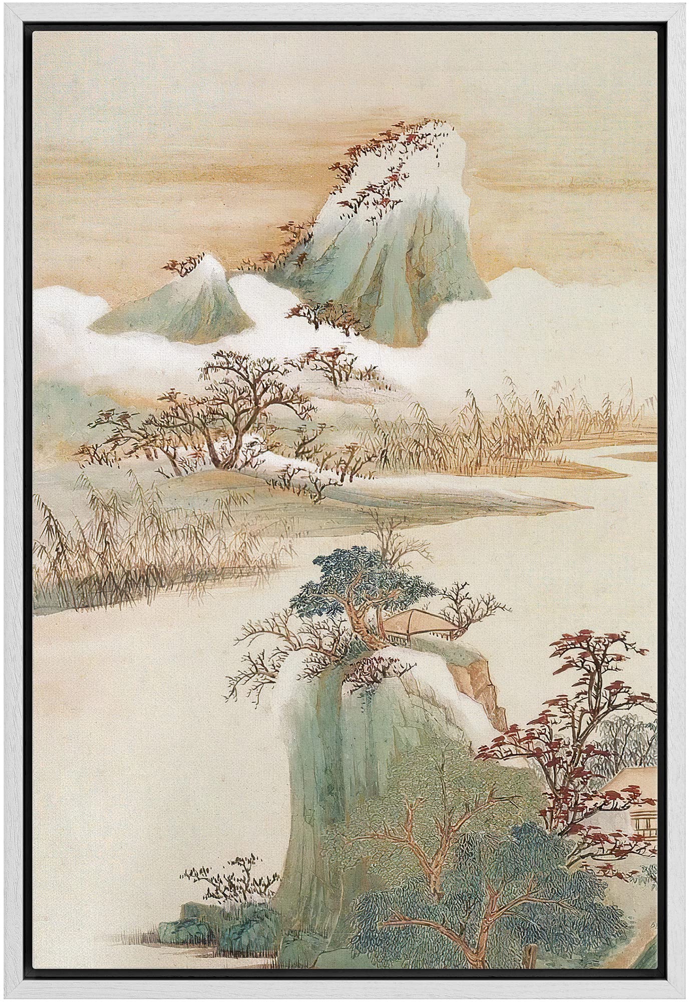 Amazon.co.jp: NWT フレーム入りキャンバスプリント ウォールアート  