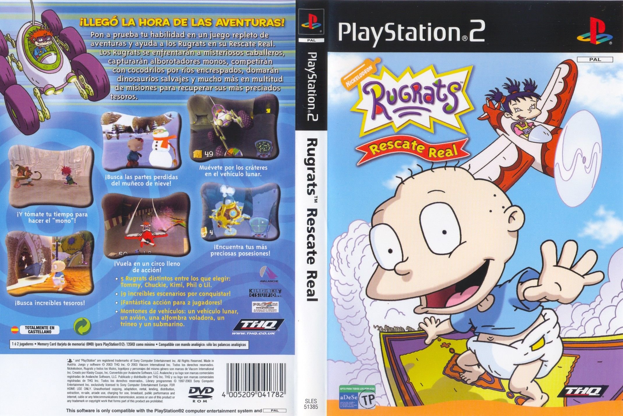 PlayStation2 - PS2 海外ゲーム Rugrats:  Ransom #プレテニ Rugrats: Royal Ransom : Amazon.es: Videojuegos