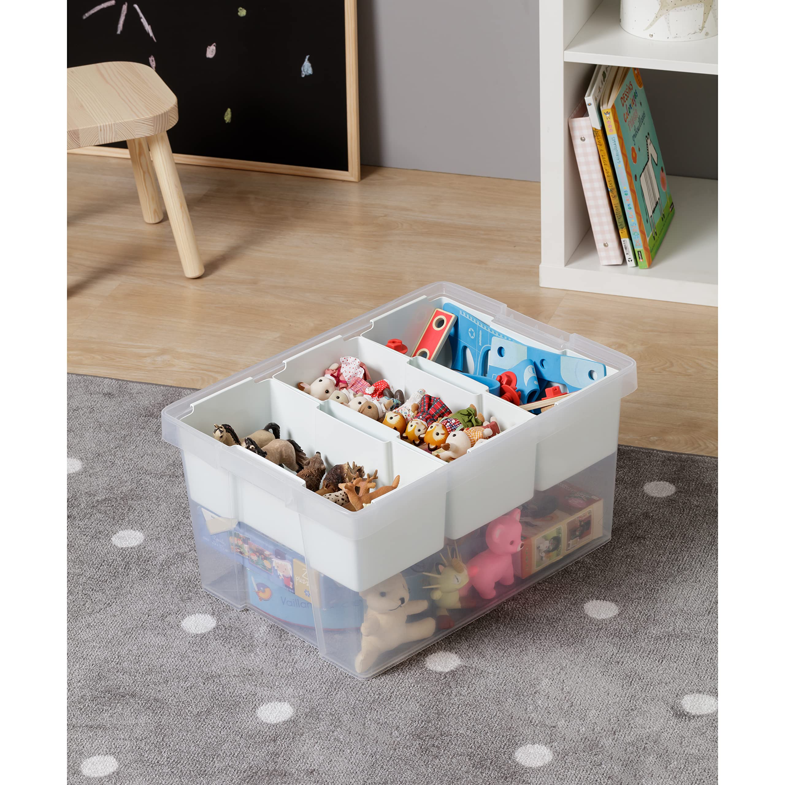 TATAY Organiser Tray, 100% recycled materials, Drawer Organiser, Ideal for our 35L and 60L Storage Boxes - Image 4