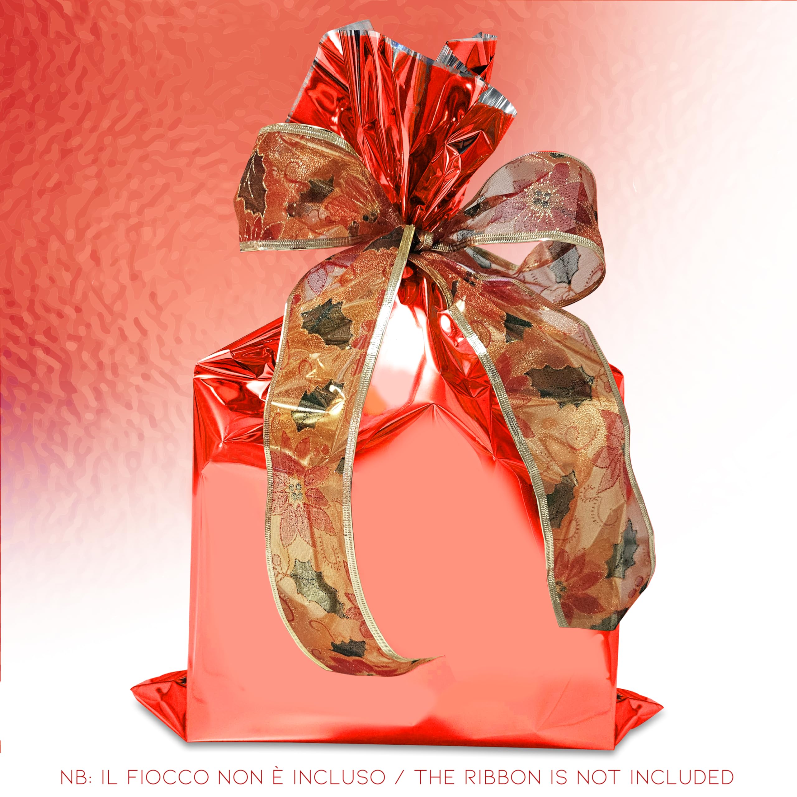 50 Buste Festive Rosse Con Interno Oro - 110x220mm, Colla A Umido, Per Natale E Occasioni Speciali - Foto 10