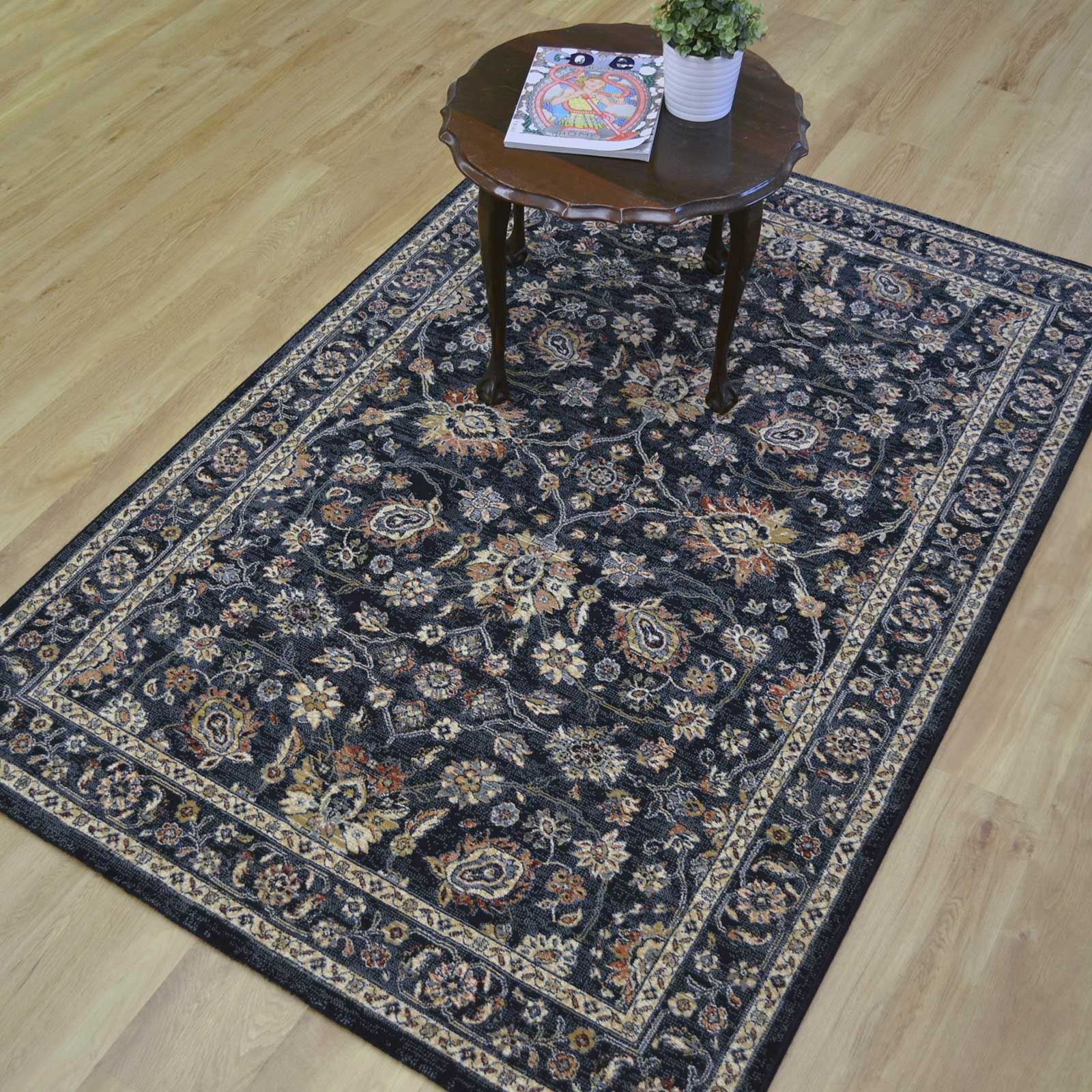 PO RUG ※dan Rugs Direct Rug, Polypropylene, Blue, 133 cm x 195 cm : Amazon.de