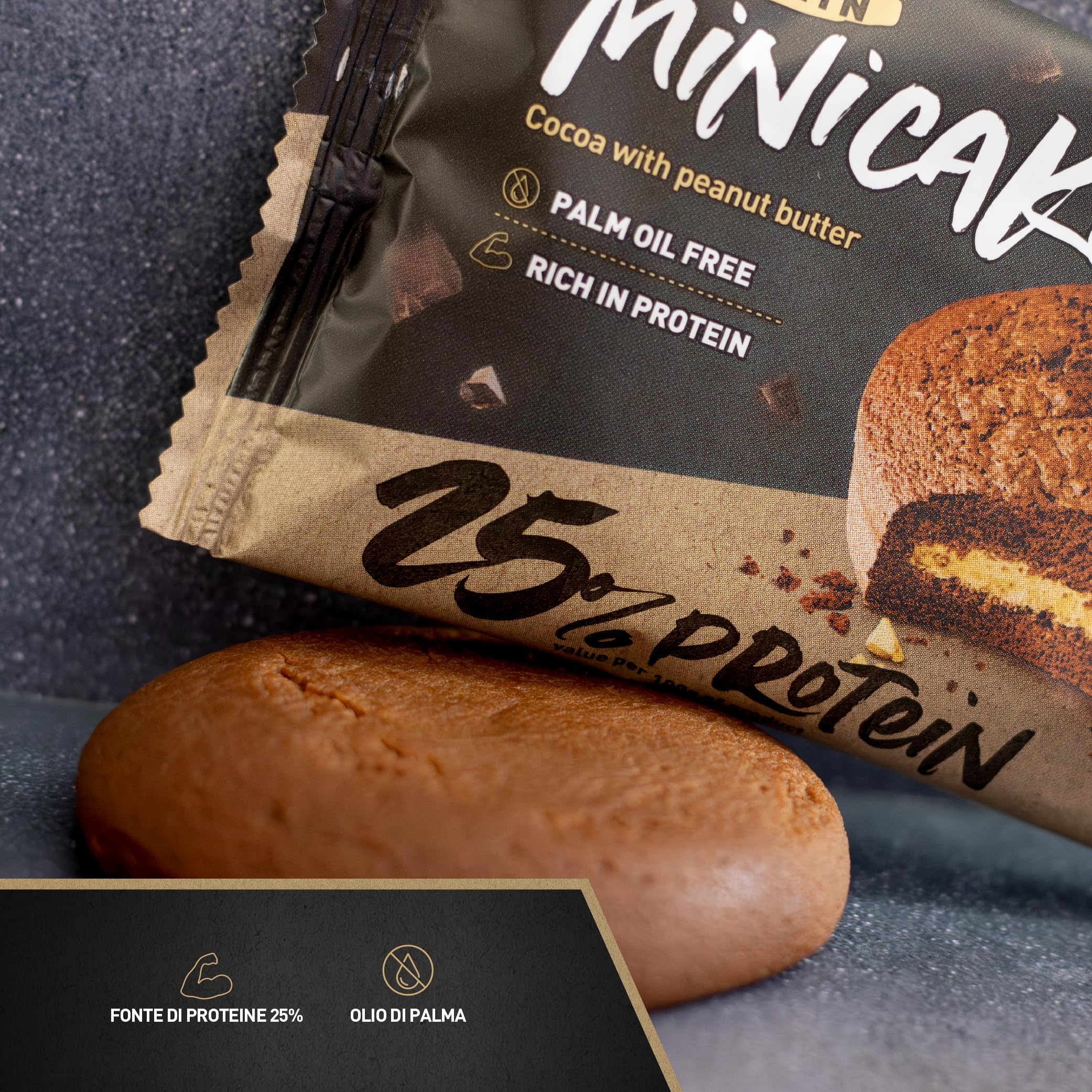 1 Attimo in Forma | Mini Cake Proteica 25% Cacao e Burro (12 tortine)