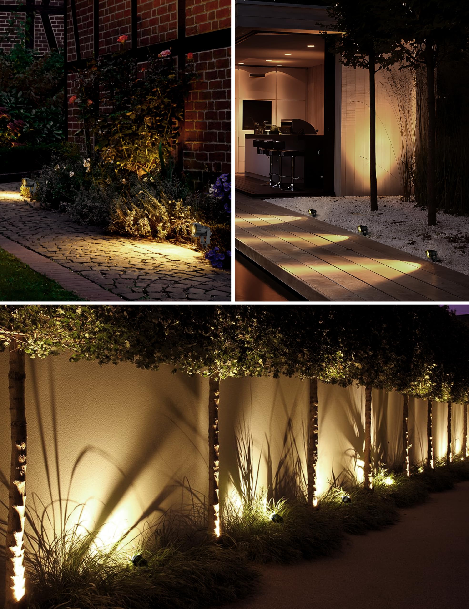 Low Voltage Landscape Lighting, Dusk to Dawn Outdoor Lighting, 20W