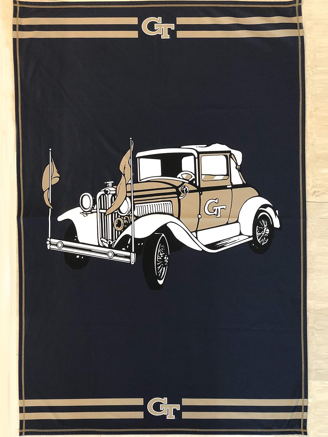 Vive La Fete College Blanket, Officially Licensed Rhode Island Rams, Warm & Lightweight Throw Measuring 40" X 58" from