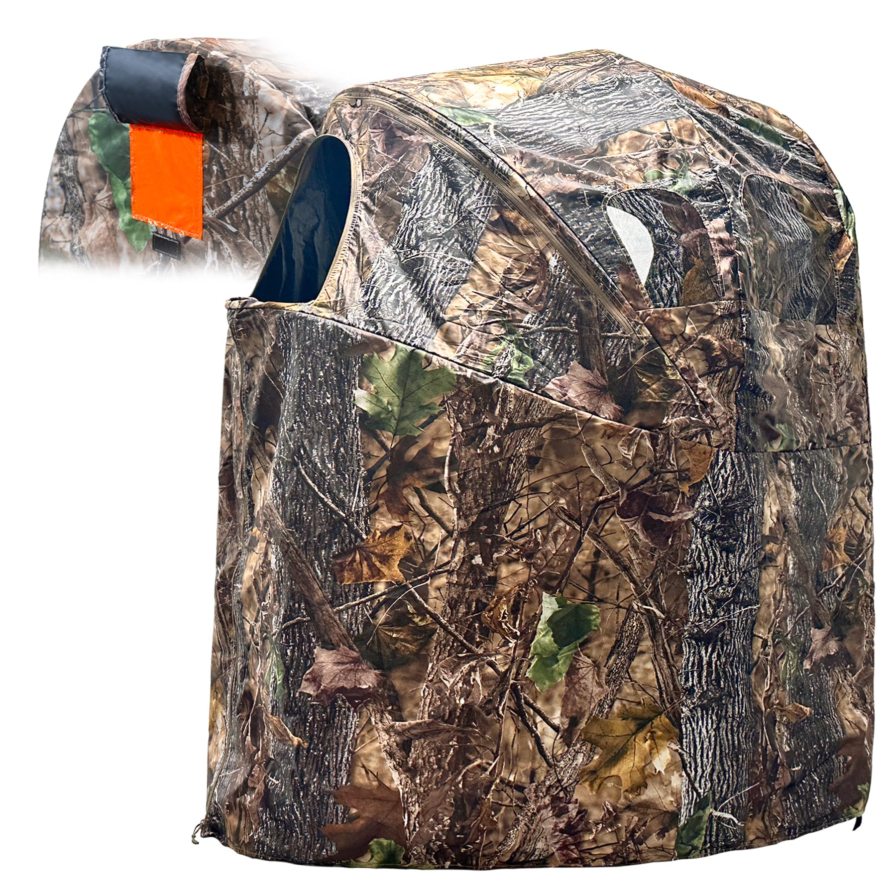 WTVIDAS Hunting Blind 3-Panel Ground Blind with Carrying Bag Portable Hunting Ground Blinds for Deer Waterfowl Turkey Hunting