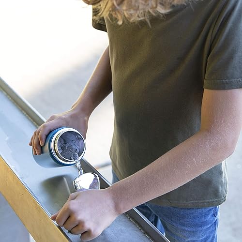 Miniatura 6 de MIRA Botella de agua aislada de acero inoxidable con popote para deportes, vaso reutilizable para almuerzo y viajes, sin BPA, 12 onzas, violeta