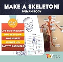 Life Size Printable Human Body Skeleton for Door or Bulletin Board