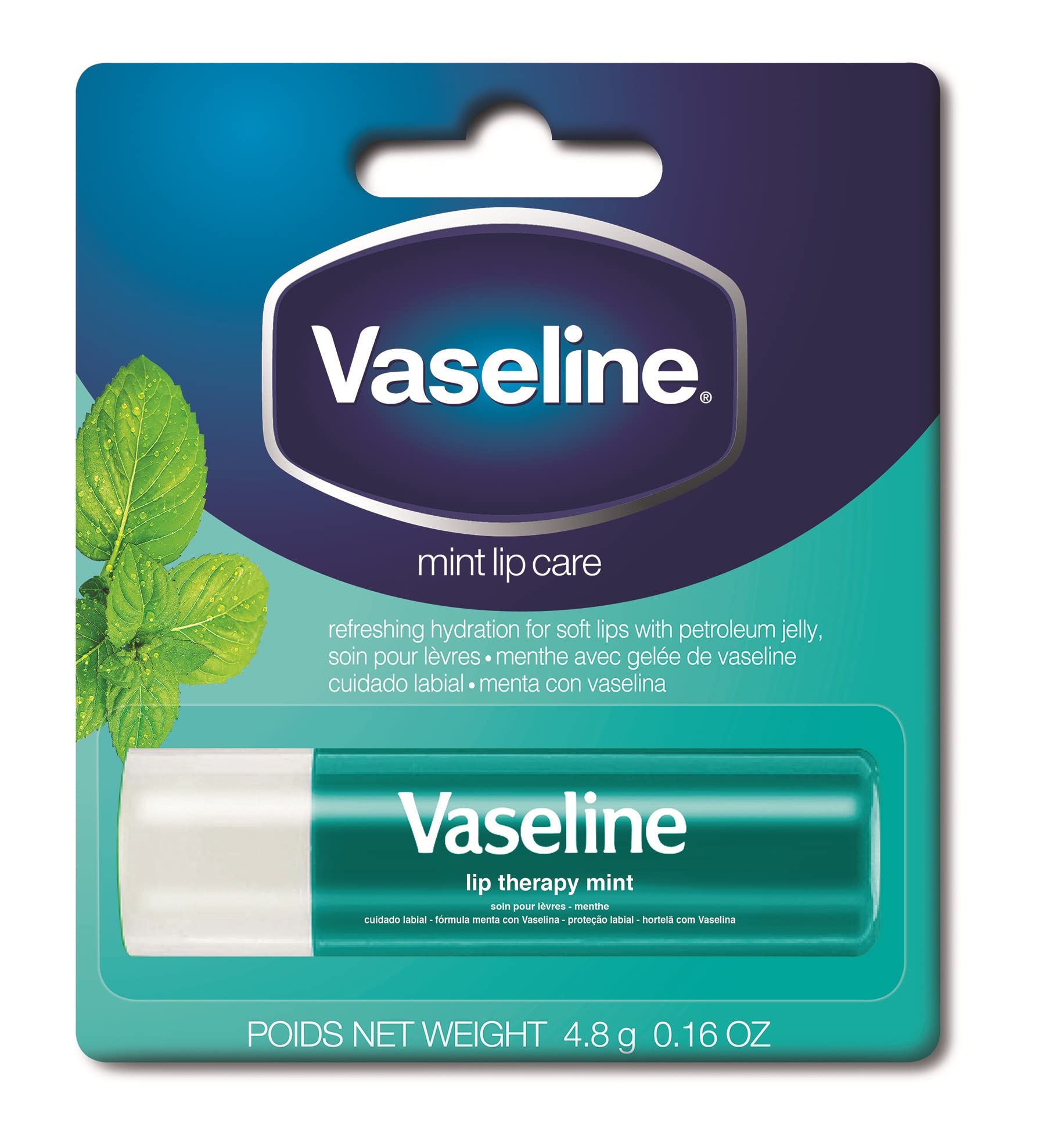 VaselineLip Therapy Mint Flavor Balm, 4.8 grams